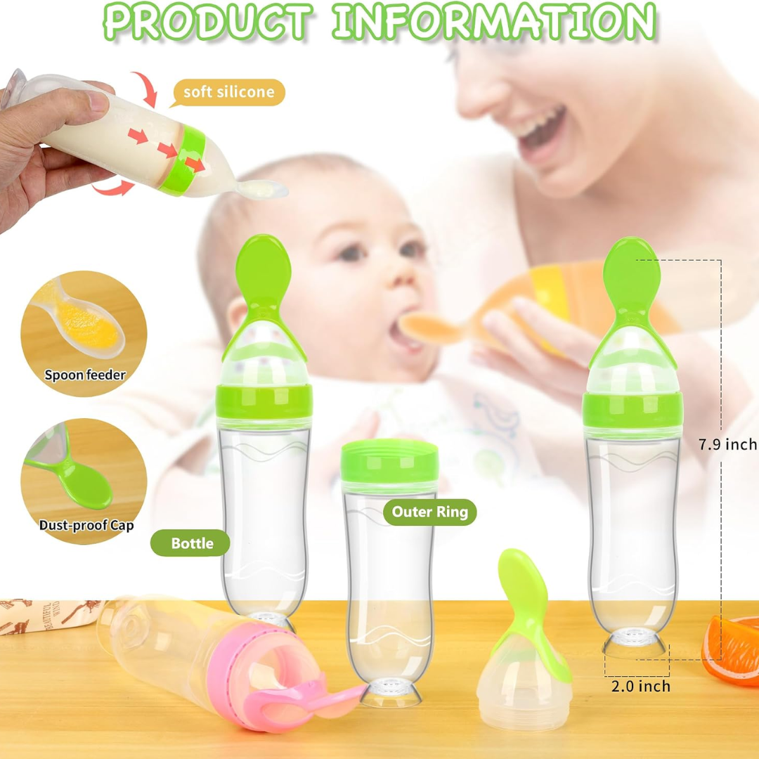 Spoon Feeder Bottle: Mess-Free Purees