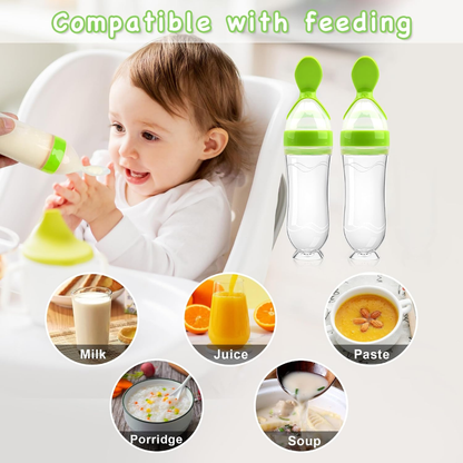 Spoon Feeder Bottle: Mess-Free Purees