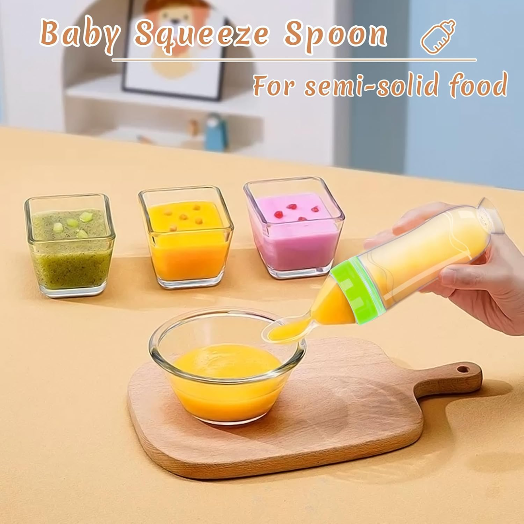 Spoon Feeder Bottle: Mess-Free Purees